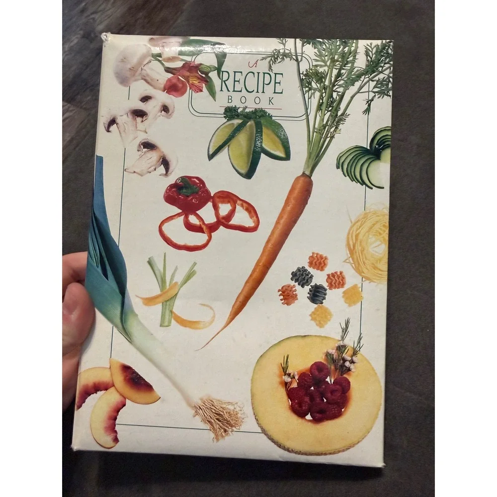 Vintage 1992 Markings Thomas Nelson Recipe Book Journal 6-Ring Binder Vegetable